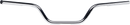BILTWELL 1" Handlebar w/ TBW Plugs - Tracker High - Chrome 6009-1057