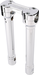 THRASHIN SUPPLY CO. Hole Shot Risers - 10" - Chrome TSC-1010-3