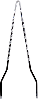 CYCLE VISIONS Twisted Sticks Sissy Bar - Black - 18" CV-8041B