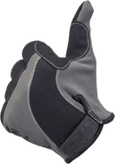 BILTWELL Moto Gloves - Gray/Black - XL 1501-1101-005