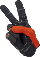 BILTWELL Moto Gloves - Orange/Black - Medium 1501-0106-003