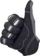 BILTWELL Moto Gloves - Gray/Black - XS 1501-1101-001