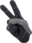 BILTWELL Moto Gloves - Gray/Black - Large 1501-1101-004