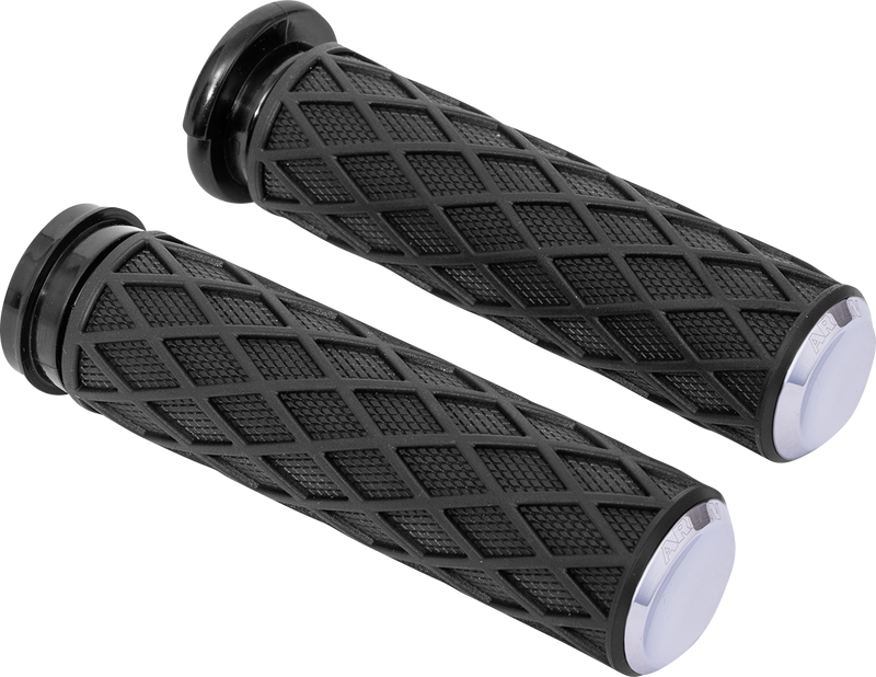ARLEN NESS Diamond Grips - TBW - Chrome 500-008