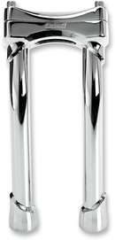 BILTWELL Murdock Handlebar Risers - Pullback - 10" - Chrome 6404-105-10