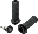BILTWELL Alumicore Grips - Dual Cable - Black 6604-201-01