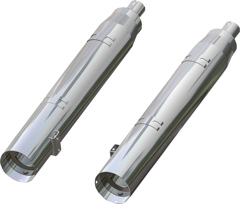 KHROME WERKS 4-1/2" War Hammer Mufflers - Chrome 202220