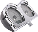 THRASHIN SUPPLY CO. Gauge Relocation Kit - Front - Chrome TSC-2707-3