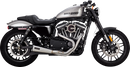 VANCE & HINES 2-into-1 Upsweep Exhaust System - Brushed - Stainless Steel 27327