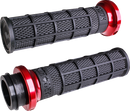 ODI Hart-Luck Signature V-Twin Lock-On™ Grips - Cable - Black/Red V31HCW-BB-R