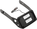 CYCLE VISIONS LP Plate Frame & Mount with Tag Light - FXDWG - Black CV4661B
