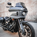 KLOCK WERKS Flare® Windshield - 6" - Dark Smoke - FXLRST KWW-02-0607-DS