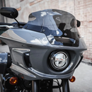 KLOCK WERKS Flare® Windshield - 6" - Dark Smoke - FXLRST KWW-02-0607-DS
