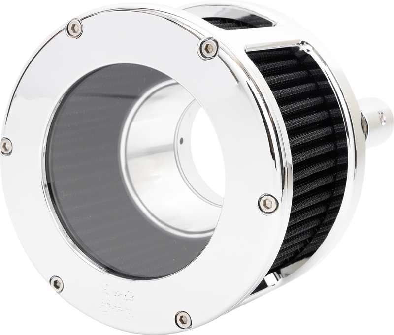 FEULING PARTS BA Race Series Air Cleaner Kit - Chrome - Black Filter 5528
