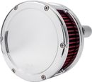 FEULING PARTS BA Series Air Cleaner Kit - Chrome - Red Filter 5437