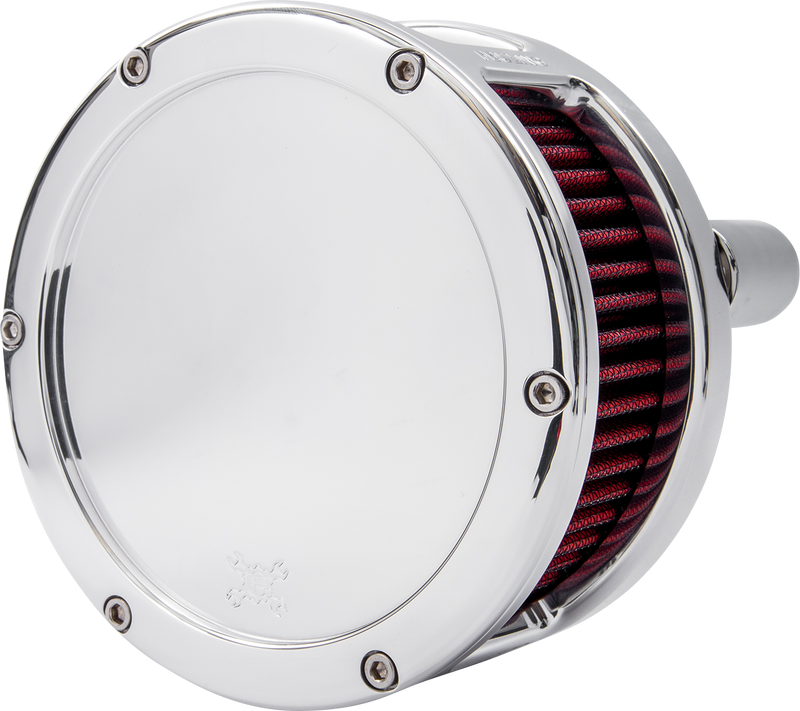 FEULING PARTS BA Series Air Cleaner Kit - Chrome - Red Filter 5437