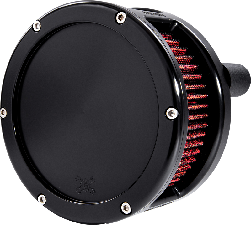 FEULING PARTS BA Series Air Cleaner Kit - Black Anodized - Red Filter 5433