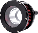 FEULING PARTS BA Series Air Cleaner Kit - Black Anodized - Red Filter 5434