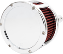 FEULING PARTS BA Race Series Air Cleaner Kit - Chrome - Red Filter 5427