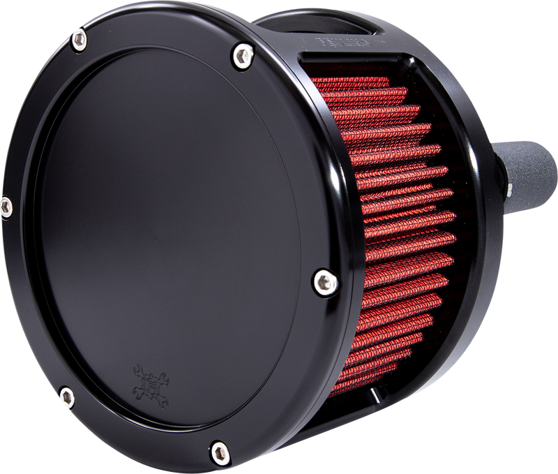 FEULING PARTS BA Race Series Air Cleaner Kit - Black Anodized - Red filter 5423