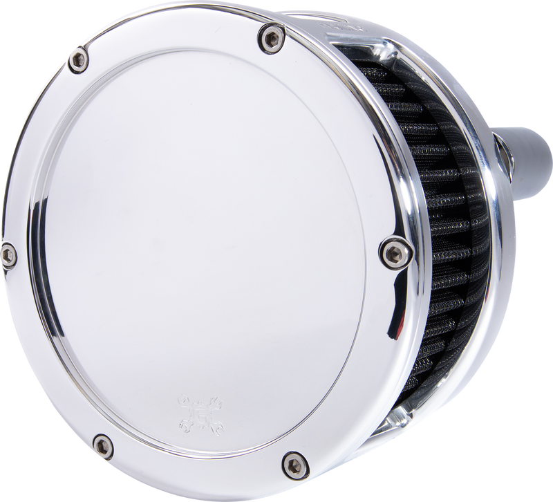FEULING PARTS BA Series Air Cleaner Kit - Chrome - Black Filter 5537