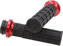 ODI Hart-Luck Signature V-Twin Lock-On™ Grips - TBW - Black/Red V31HTW-BB-R