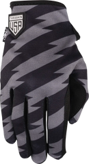 THRASHIN SUPPLY CO. Stars & Bolts Stealth Gloves - Black/Gray - 2XL SV1-13-12