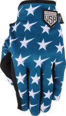 THRASHIN SUPPLY CO. Stars & Bolts Stealth Gloves - Red/Blue - 2XL SV1-12-12