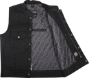 THRASHIN SUPPLY CO. Nightrider v2 Riding Vest - Black - Medium TMJ-12-09