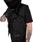 THRASHIN SUPPLY CO. Nightrider v2 Riding Vest - Black - Large TMJ-12-10