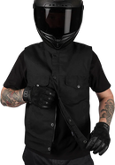 THRASHIN SUPPLY CO. Nightrider v2 Riding Vest - Black - Large TMJ-12-10