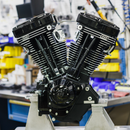 S&S CYCLE V124 Long Block Engine - Black Edition - Big Twin | Custom Chasis w/Alternator-Style Primary 310-1158