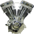 S&S CYCLE V111 Long-Block Engine- Natural - 84-'99 Custom Chasis w/Alternator Style Primary 310-1157