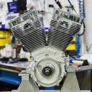 S&S CYCLE V111 Long-Block Engine- Natural - 84-'99 Custom Chasis w/Alternator Style Primary 310-1157