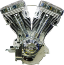 S&S CYCLE V111 Long-Block Engine- Natural - 84-'99 Custom Chasis w/Alternator Style Primary 310-1157