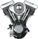 S&S CYCLE V80 Series Engine - Wrinkle Black - Custom Frame | Evolution Big Twin 310-0238