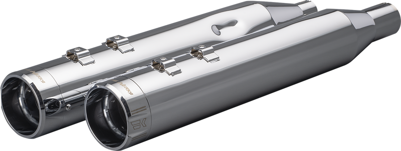 KHROME WERKS 4-1/2" HP-Plus? Slip-On Mufflers - Chrome Klassic Tip 202975