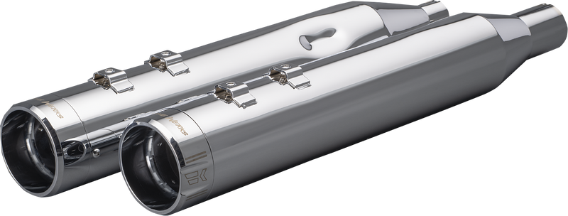 KHROME WERKS 4-1/2" HP-Plus? Slip-On Mufflers - Chrome Klassic Tip 202975