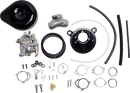 S&S CYCLE Super E Carburetor with Stealth Air Cleaner Kit - Gloss Black - Evolution Big Twin 110-0146