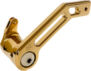PRO-ONE PERF.MFG. Touring T-Rex Shorty Brake Arm - Gold - '08 -'13 FL 500772TIN