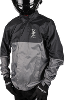 THRASHIN SUPPLY CO. Mission WP Rain Jacket - Black/Gray - XL TMJ-11-11