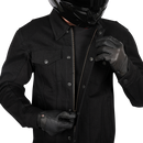 THRASHIN SUPPLY CO. Highway v2 Denim Riding Jacket - Black - Large TMJ-10-10