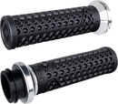 ODI Vans Harley Davidson Grips - TBW - Black/Silver V31VHTWB-S