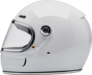 BILTWELL Gringo SV Helmet - Gloss White - Large 1006-104-504