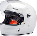 BILTWELL Gringo SV Helmet - Gloss White - Large 1006-104-504