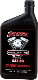 KLOTZ OIL V Twin Synthetic Oil - 50W - 1 U.S. quart KH-50