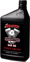 KLOTZ OIL V Twin Synthetic Oil - 60W - 1 U.S. quart KH-60