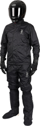 THRASHIN SUPPLY CO. Mission WP Rain Jacket - Black - Medium TMJ-15-09