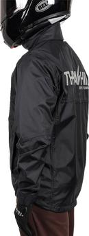 THRASHIN SUPPLY CO. Mission WP Rain Jacket - Black - Medium TMJ-15-09