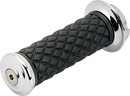 BILTWELL Alumicore Grips - TBW - Chrome 6608-105-01